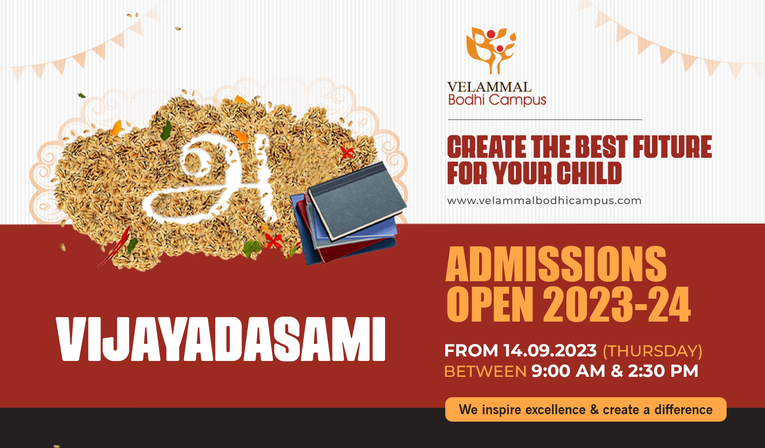 Vijayadasami Admissions Open - Dindigul