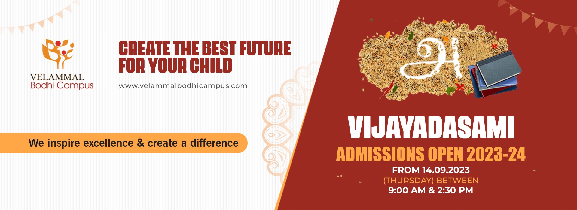Vijayadasami Admissions Open 2023 -2024