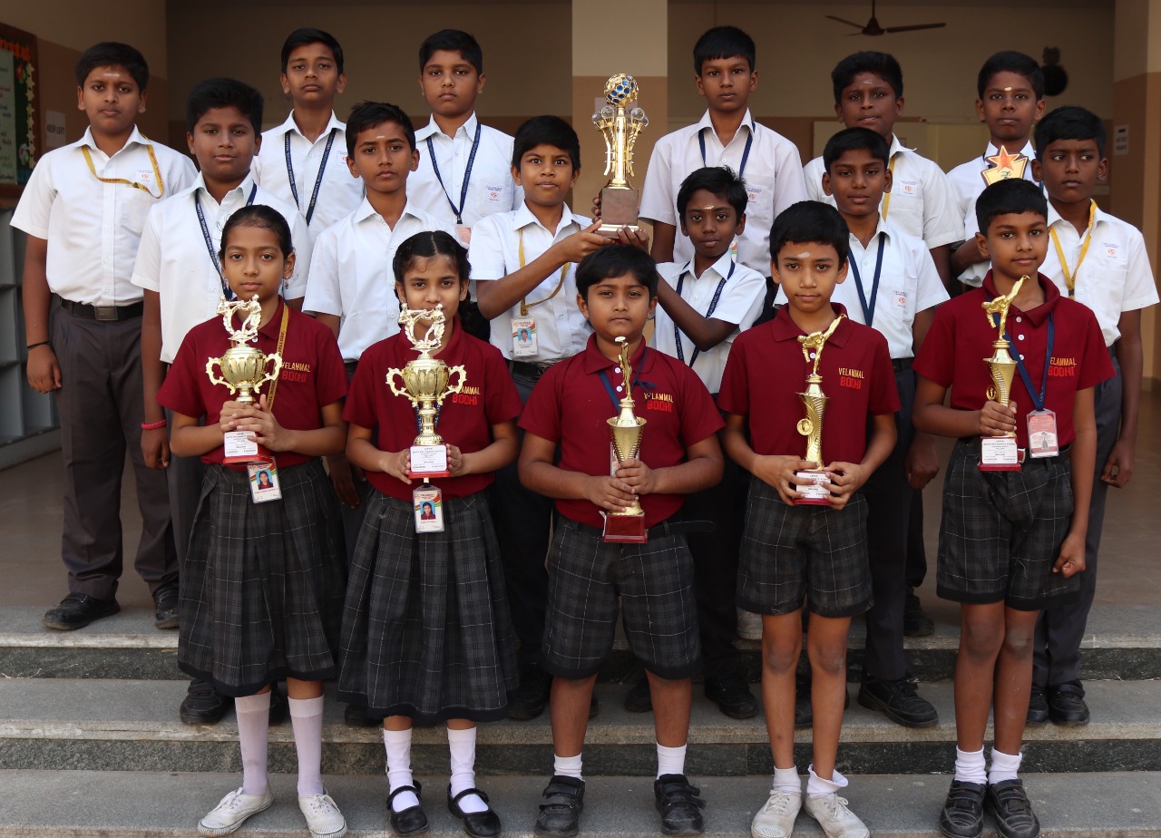 Tennsi Game Winners - Velammal Bodhi Campus 