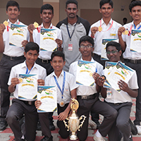 Volley Ball Winners  - Velammal Bodhi Campus 